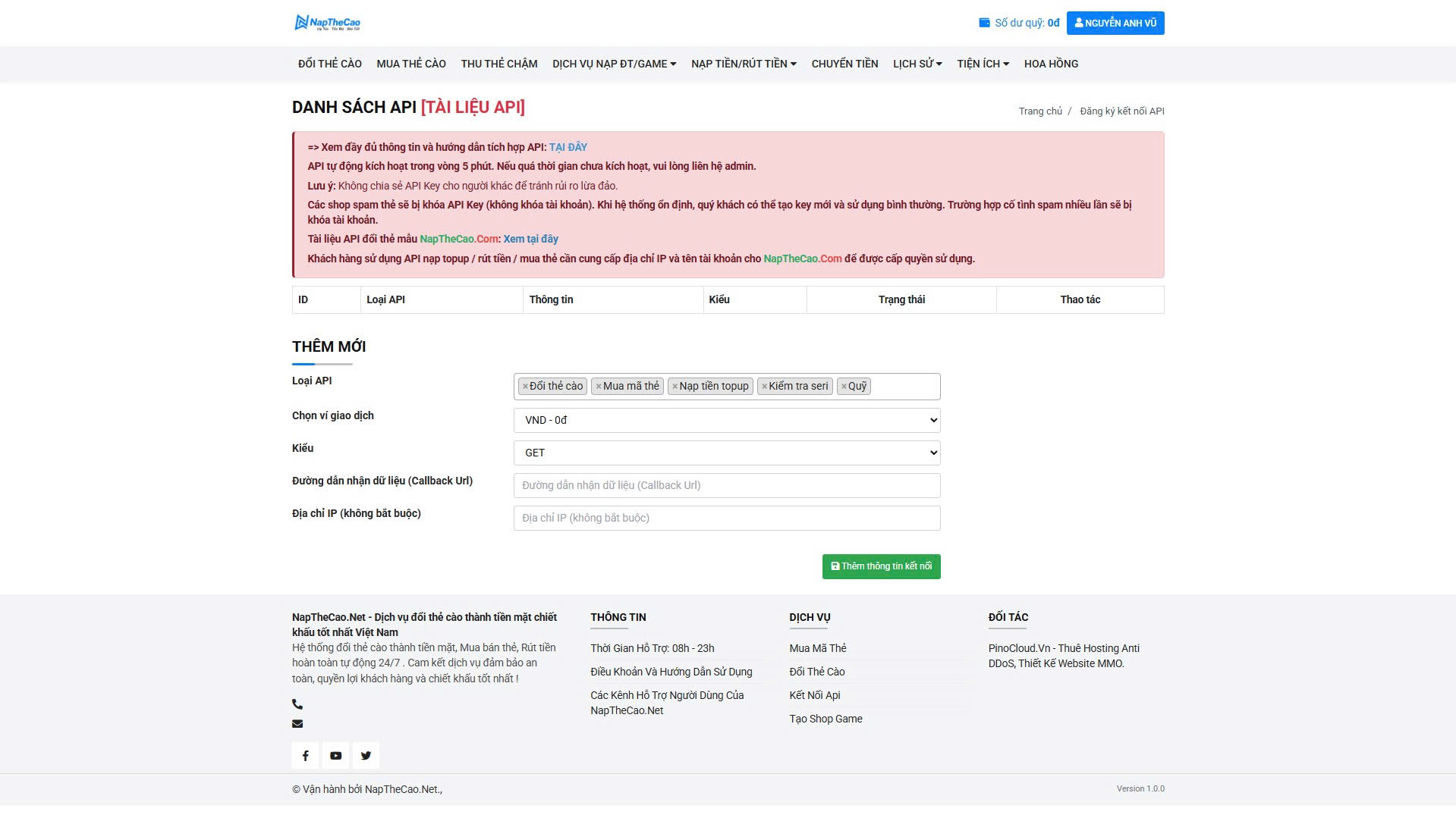 [SHOPTHE V1] Website đổi thẻ – mua thẻ – nạp topup tự động